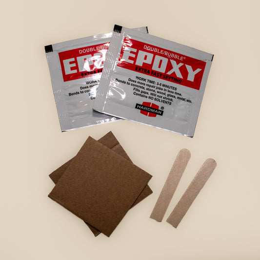 Hardman Extra-Fast Set Epoxy Red Package 3.5 g Packet (Pair)