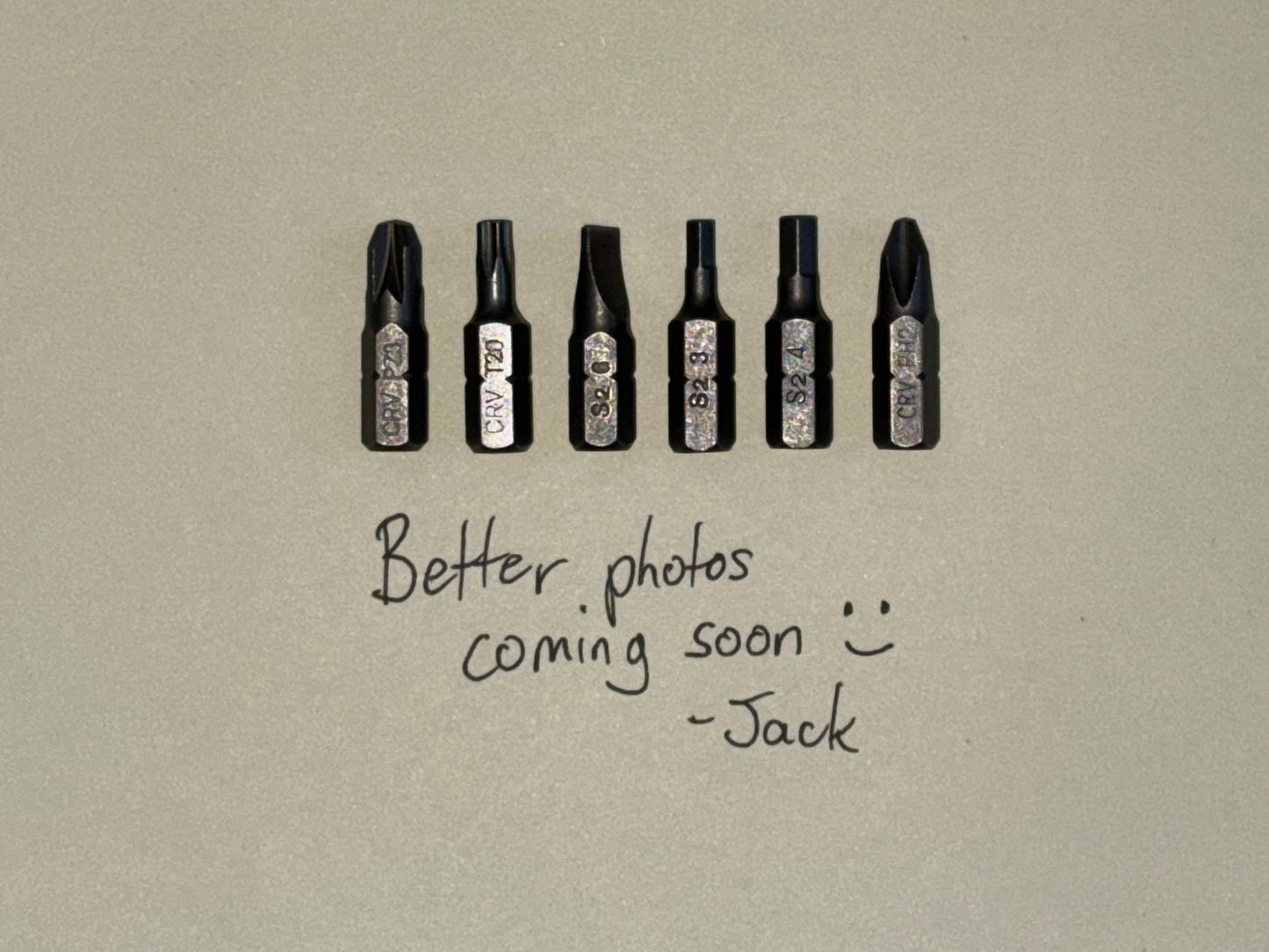 Backcountry Repair Screwdriver Bit Set (6-Piece)