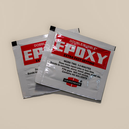 Hardman Extra-Fast Set Epoxy Red Package 3.5 g Packet (Pair)